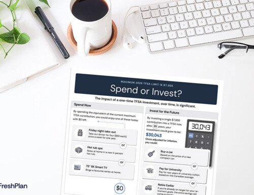 TFSA – Spend or Invest Infographic