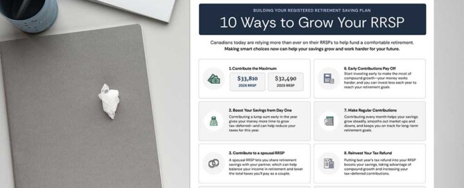 10 Ways to Grow Your RRSP Infographic
