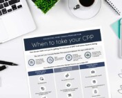 Taking CPP Early or Late Infographic