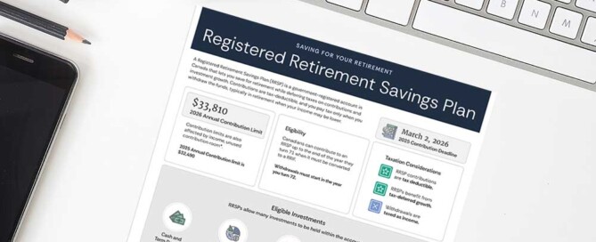RRSP Quick Facts infographic