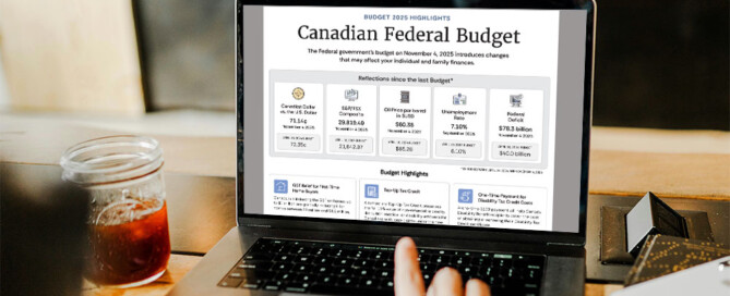 2025 Canadian Federal Budget infographic