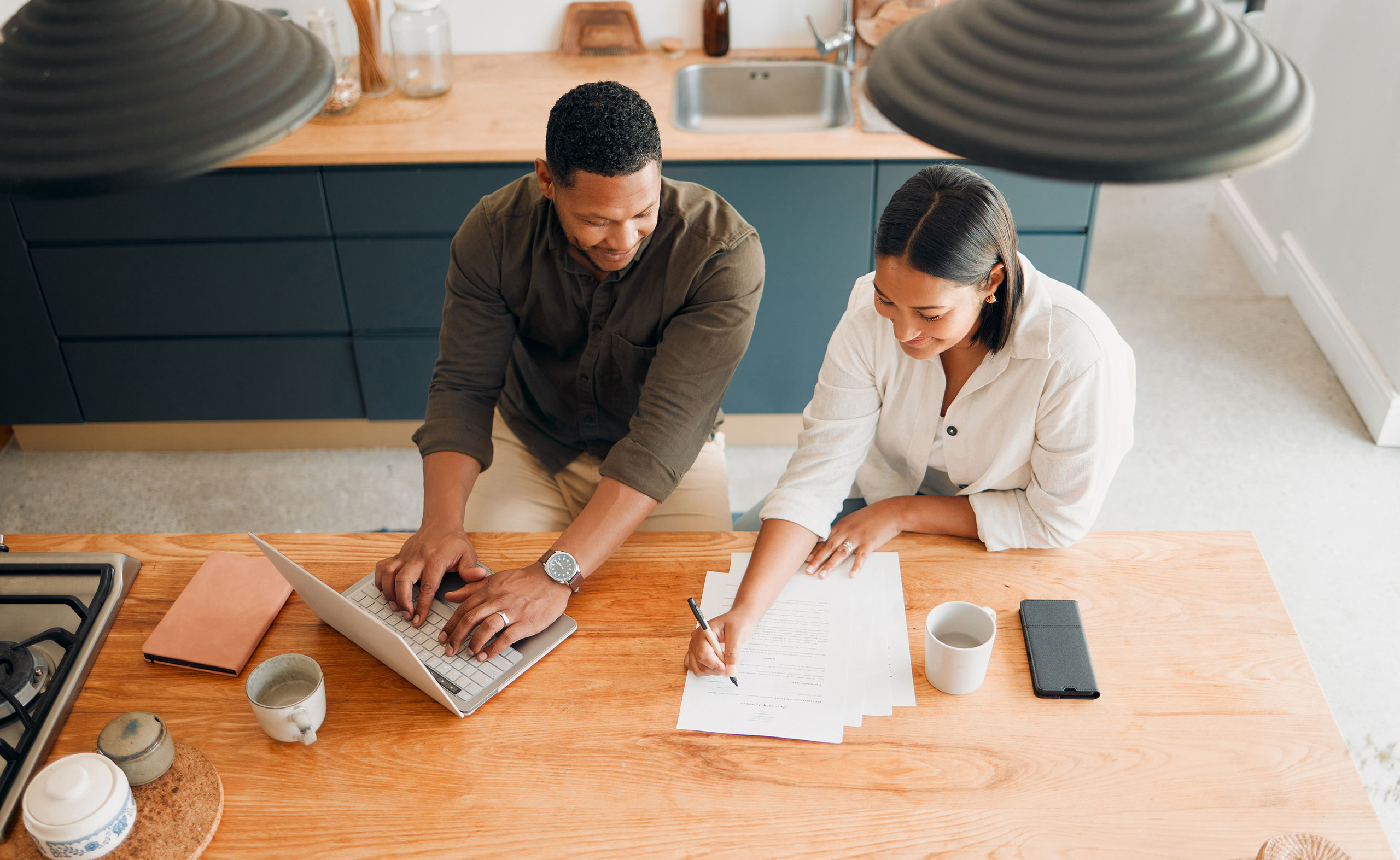 Couple using Tax Planning Calculators