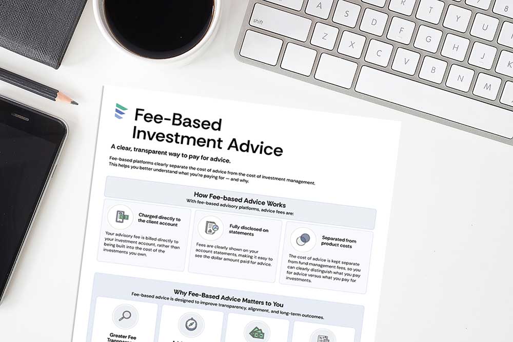 Fee Based Investment Advice infographic