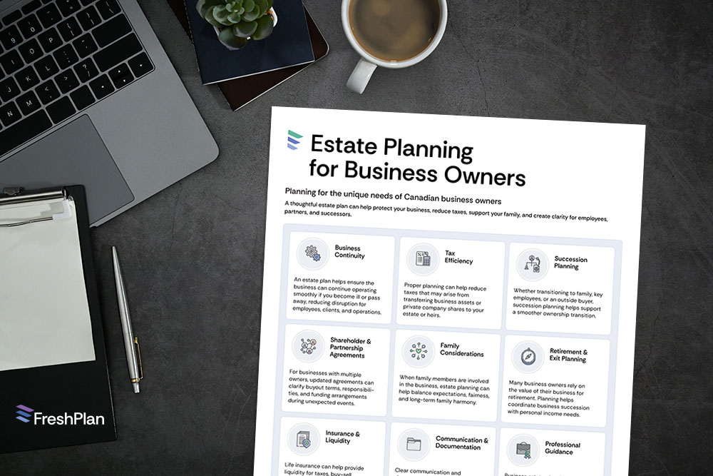Estate Planning for Business Owners infographic
