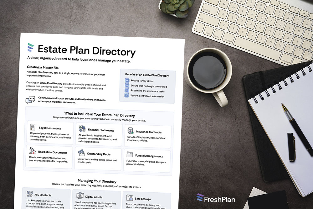 Estate Planning Directory infographic
